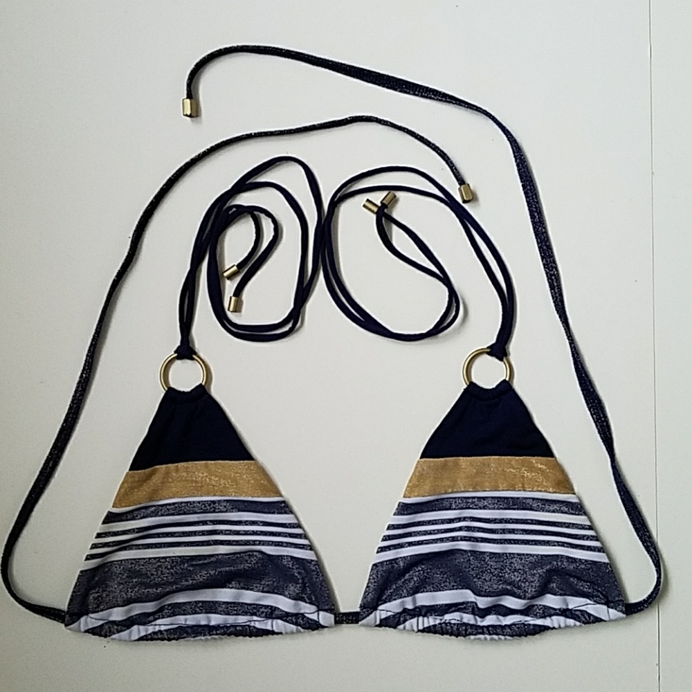 Vitamin a ring bikini top sz L
